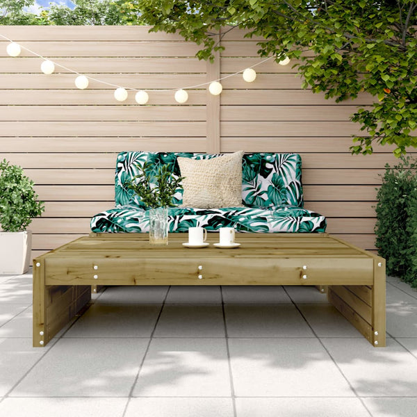 Gartenhocker Teonia 120x80cm (kesseldruckimprägniertes Kiefernholz)