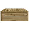 Gartenhocker Teonia 120x80cm (kesseldruckimprägniertes Kiefernholz)