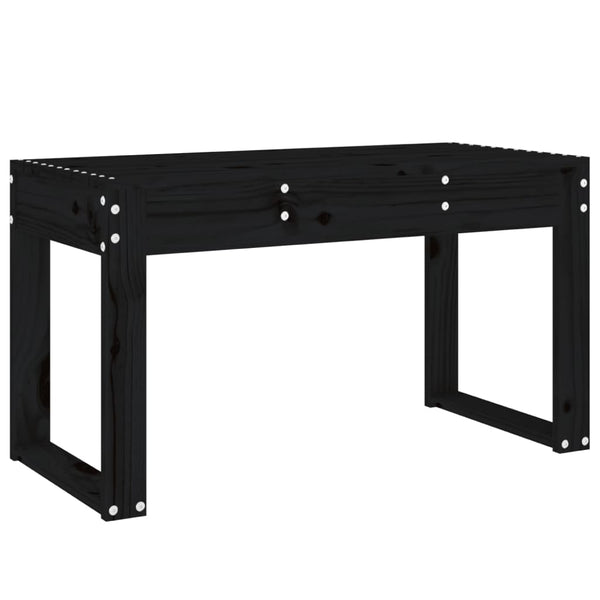 Musta puutarhapenkki Geoff 80x38x45cm (mänty)