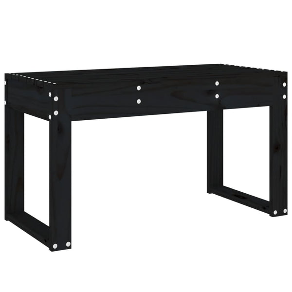 Musta puutarhapenkki Geoff 80x38x45cm (mänty)