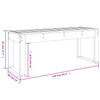 Gartenbank Geoff 110x38x45cm (Kiefer)
