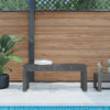 Graue Gartenbank Geoff 110x38x45cm (Kiefer)
