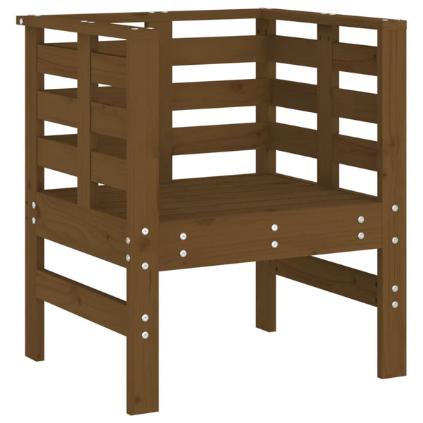 Honigbraune Gartenstühle Ridge 61,5x53x71cm (2 St., Kiefer)