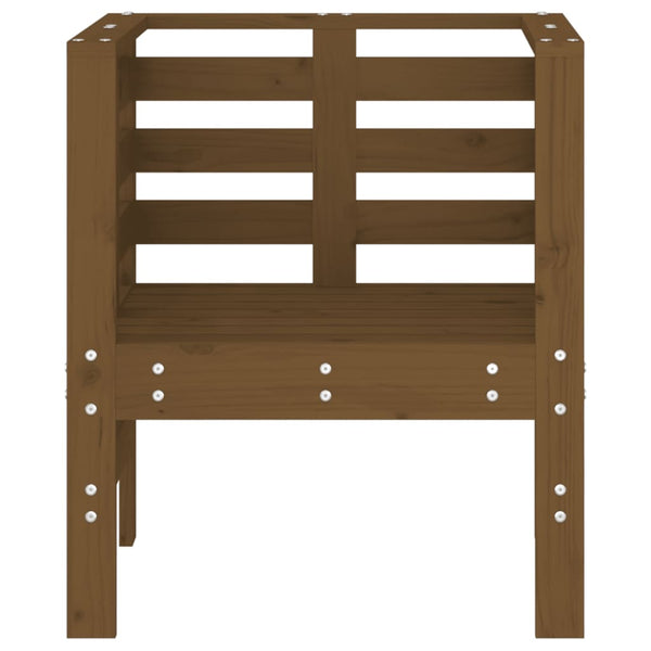 Honigbraune Gartenstühle Ridge 61,5x53x71cm (2 St., Kiefer)