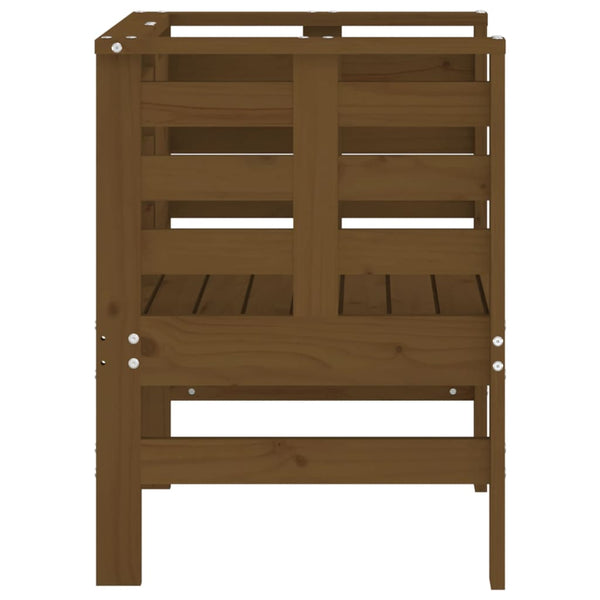 Honigbraune Gartenstühle Ridge 61,5x53x71cm (2 St., Kiefer)