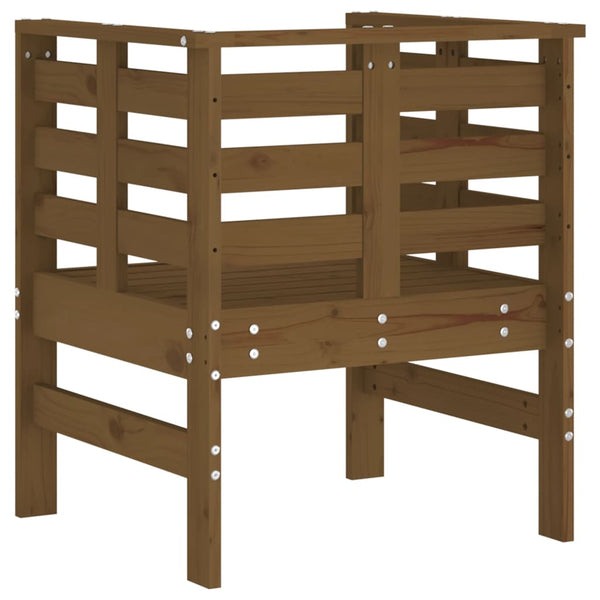 Honigbraune Gartenstühle Ridge 61,5x53x71cm (2 St., Kiefer)