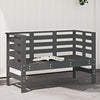 Graue Gartenbank Cheptanaru 111,5x53x71cm (Kiefer)