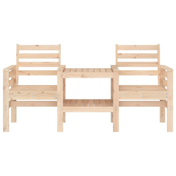 Gartenbank mit Tisch Geaide (2-Sitzer Kiefer)