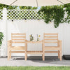 Gartenbank mit Tisch Geaide (2-Sitzer Kiefer)