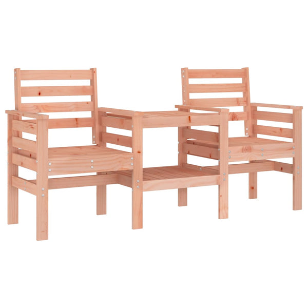 Gartenbank mit Tisch Geaide (2-Sitzer Douglasie)