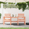 Gartenbank mit Tisch Geaide (2-Sitzer Douglasie)