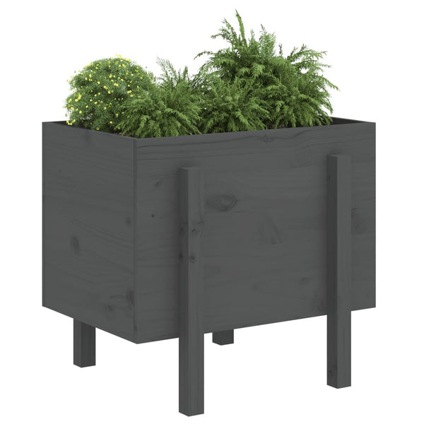 Blumenerdkasten Palmiera grau 62x50x57cm (Kiefer)