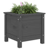 Grauer Blumenkasten Eclipse 40x40x39cm (Kiefer)