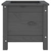 Grauer Blumenkasten Eclipse 40x40x39cm (Kiefer)