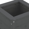 Grauer Blumenkasten Eclipse 40x40x39cm (Kiefer)
