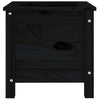 Schwarzer Blumenkasten Eclipse 40x40x39cm (Kiefer)