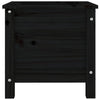 Schwarzer Blumenkasten Eclipse 40x40x39cm (Kiefer)