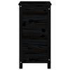 Schwarzer Blumenkasten Eclipse 40x40x78cm (Kiefer)