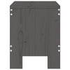 Graue Gartenhocker Virginia 40x36x45cm (2 Stk Kiefer)