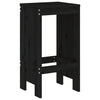 Schwarze Barhocker Virgina 40x36x75cm (2 St. Kiefer)