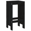 Schwarze Barhocker Virgina 40x36x75cm (2 St. Kiefer)