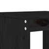 Schwarze Barhocker Virgina 40x36x75cm (2 St. Kiefer)