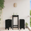 Schwarze Barhocker Virgina 40x36x75cm (2 St. Kiefer)