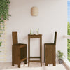 Honigbraune Barhocker Dedee 40x42x120cm (2 St., Kiefer)