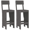 Graue Barhocker Dedee 40x48,5x115,5cm (2 St. Kiefer)