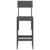 Graue Barhocker Dedee 40x48,5x115,5cm (2 St. Kiefer)