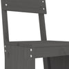 Graue Barhocker Dedee 40x48,5x115,5cm (2 St. Kiefer)
