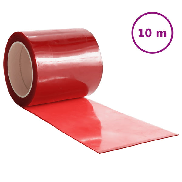 Roter Lamellenvorhang Richarda 200 mm x 1,6 mm 10 m (PVC)