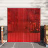 Roter Lamellenvorhang Richarda 200 mm x 1,6 mm 10 m (PVC)