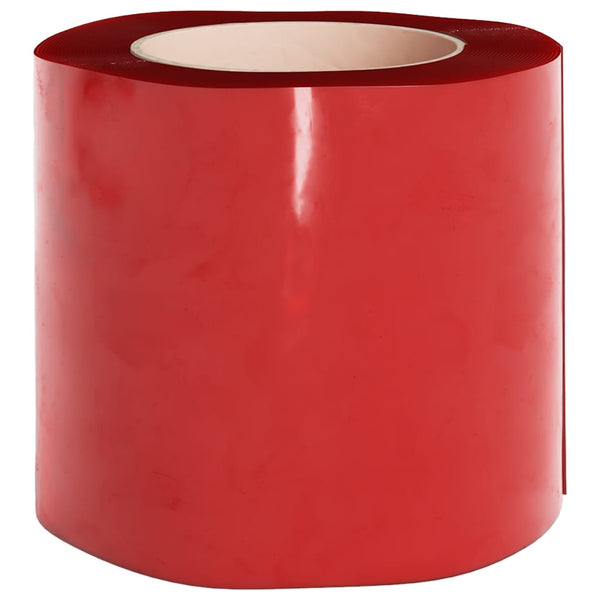 Roter Türvorhang Richarda 200 mm x 1,6 mm 25 m (PVC)
