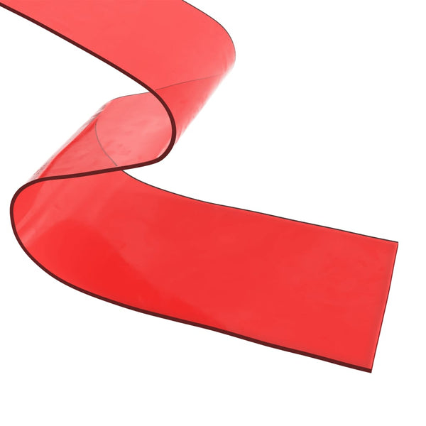 Roter Türvorhang Richarda 200 mm x 1,6 mm 25 m (PVC)