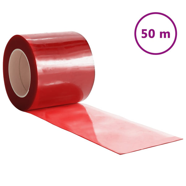 Rot PVC-Lamellenvorhang Richarda 200 mmx1,6 mm 50 m