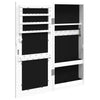 Weißer Spiegelschmuckschrank Blazin 30x8,5x67cm (Wandmontage)