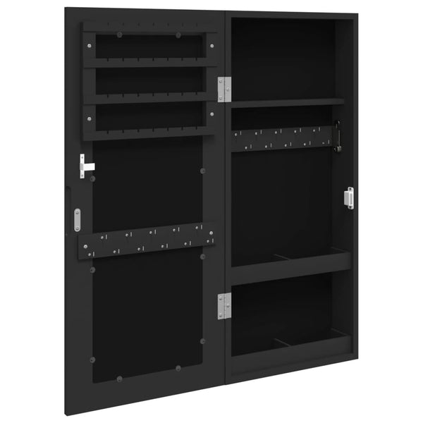 Musta peilikorukaappi Blazin 30x8,5x67cm (seinäkiinnitettävä)