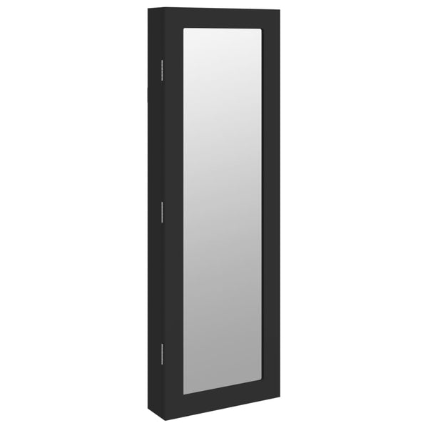 Musta peilikorukaappi Filiasi 30x8,5x90cm (seinäkiinnitettävä)