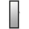 Schwarzer Spiegelschmuckschrank Louisa 37,5x10x106cm (Wandmontage)