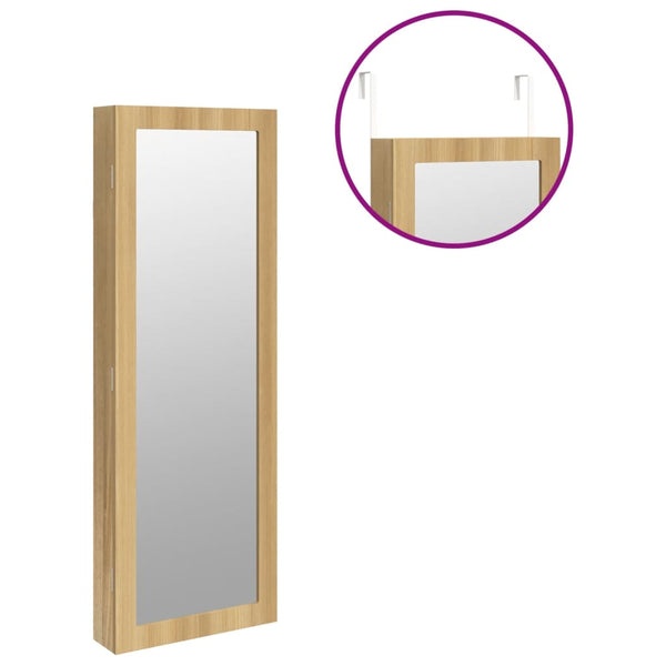 Spiegel-Schmuckschrank Louisa 37,5x10x106cm (Wandmontage)