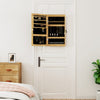 Spiegel-Schmuckschrank Radosna (mit LED-Beleuchtung zur Wandmontage)