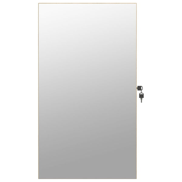 Spiegel-Schmuckschrank Radosna (mit LED-Beleuchtung zur Wandmontage)