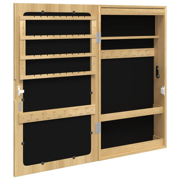 Spiegel-Schmuckschrank Radosna (mit LED-Beleuchtung zur Wandmontage)