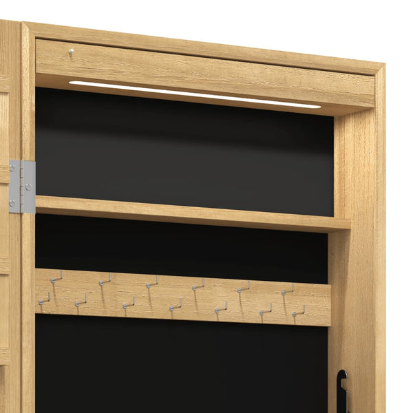 Spiegel-Schmuckschrank Radosna (mit LED-Beleuchtung zur Wandmontage)