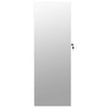 Weißer Spiegelschmuckschrank Dela (wandmontierbar mit LED-Beleuchtung)