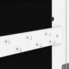 Weißer Spiegelschmuckschrank Durau (wandmontiert mit LED-Beleuchtung)