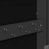 Schwarzer Spiegelschmuckschrank Durau (wandmontiert mit LED-Beleuchtung)