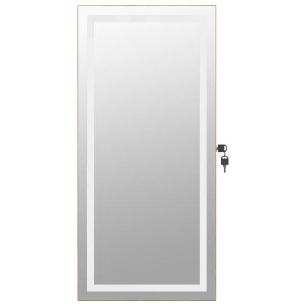 Spiegelschmuckschrank Durau (wandmontierbar, mit LED-Beleuchtung)