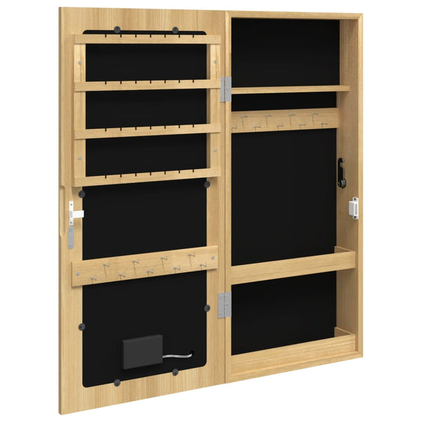 Spiegelschmuckschrank Durau (wandmontierbar, mit LED-Beleuchtung)